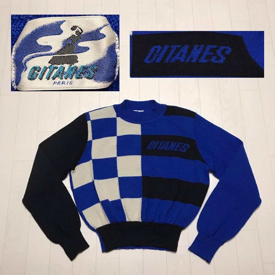 Amazon.co.jp: GITANES ジタン ヴィンテージ ニット セーター